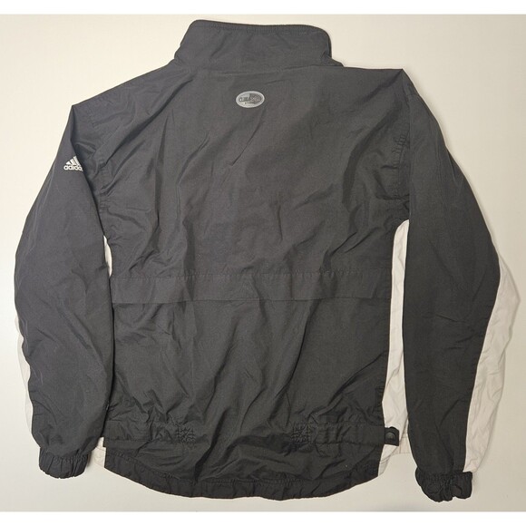 VINTAGE 90s Adidas  Mens Small Black  Windbreaker Climashell  Y2K - Picture 3 of 7
